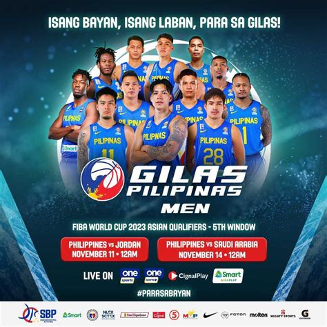 Watch Gilas Pilipinas vs Saudi Arabia on livestream, .